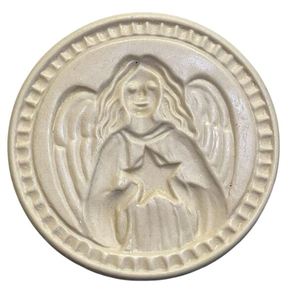 Vintage 1995 Brown Bag Cookie Art Cookie Stamp Heavenly Angel #11 Retired - Picture 5 of 5